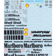 MSM Creation Decal set for the Fujimi McLaren MP4/6