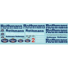 MSM Creation Decal set Williams FW16 Rothmans
