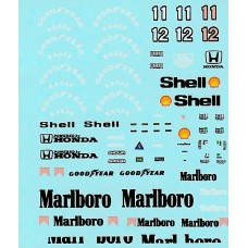 MSM Creation Decal set for the McLaren MP4/4 1:43rd