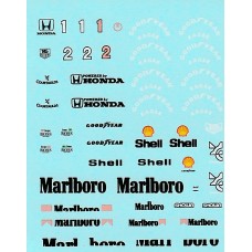 MSM Creation Decal set for the McLaren MP4/6 1:43rd